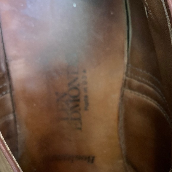 Allen Edmonds Mens Boulevard Classic Brown Brogue Wingtip Dress Shoes Size 10.5D - Picture 2 of 14